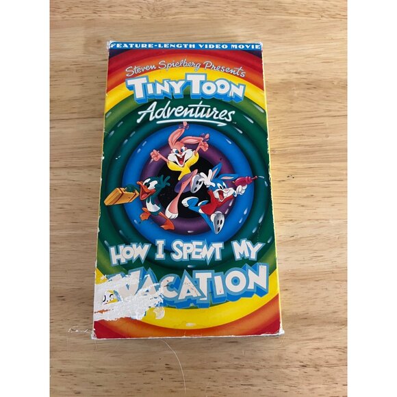 Tiny Toon Adventures "How I Spent My Vacation" VHS Vintage Flim1992 Movie - Picture 1 of 4